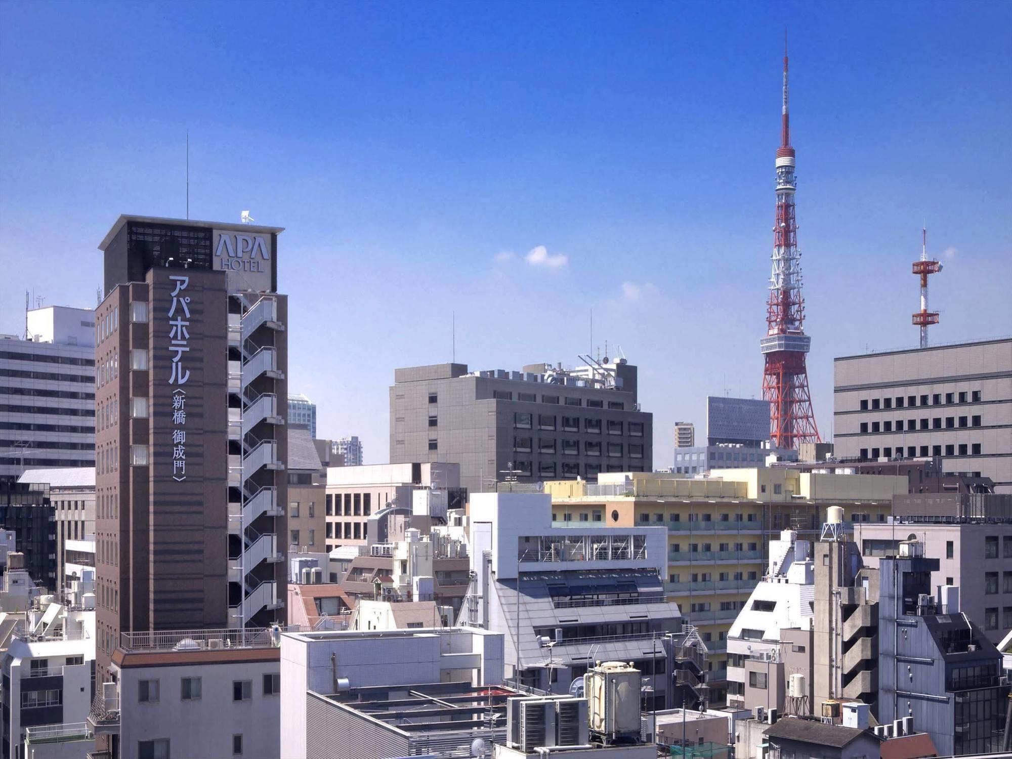 Apa Hotel Shimbashi Onarimon Токіо Екстер'єр фото